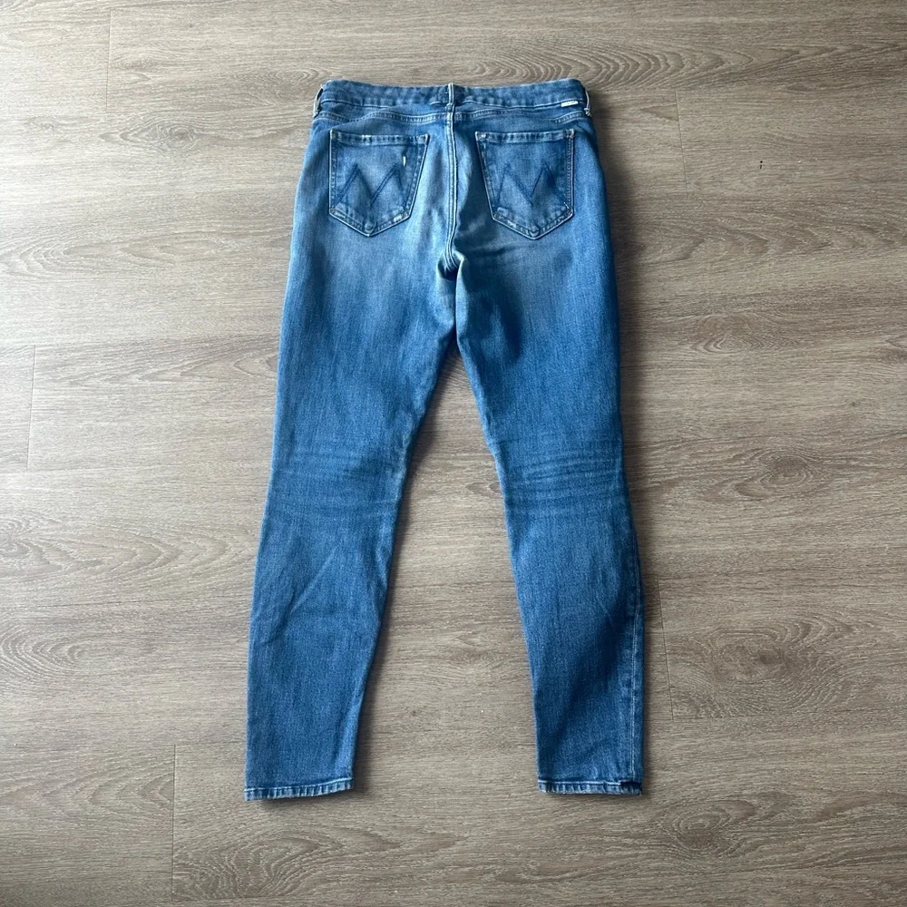MOTHER The Looker High Rise Skinny Denim Jeans in Where Is My Mind - Picture 4 of 7